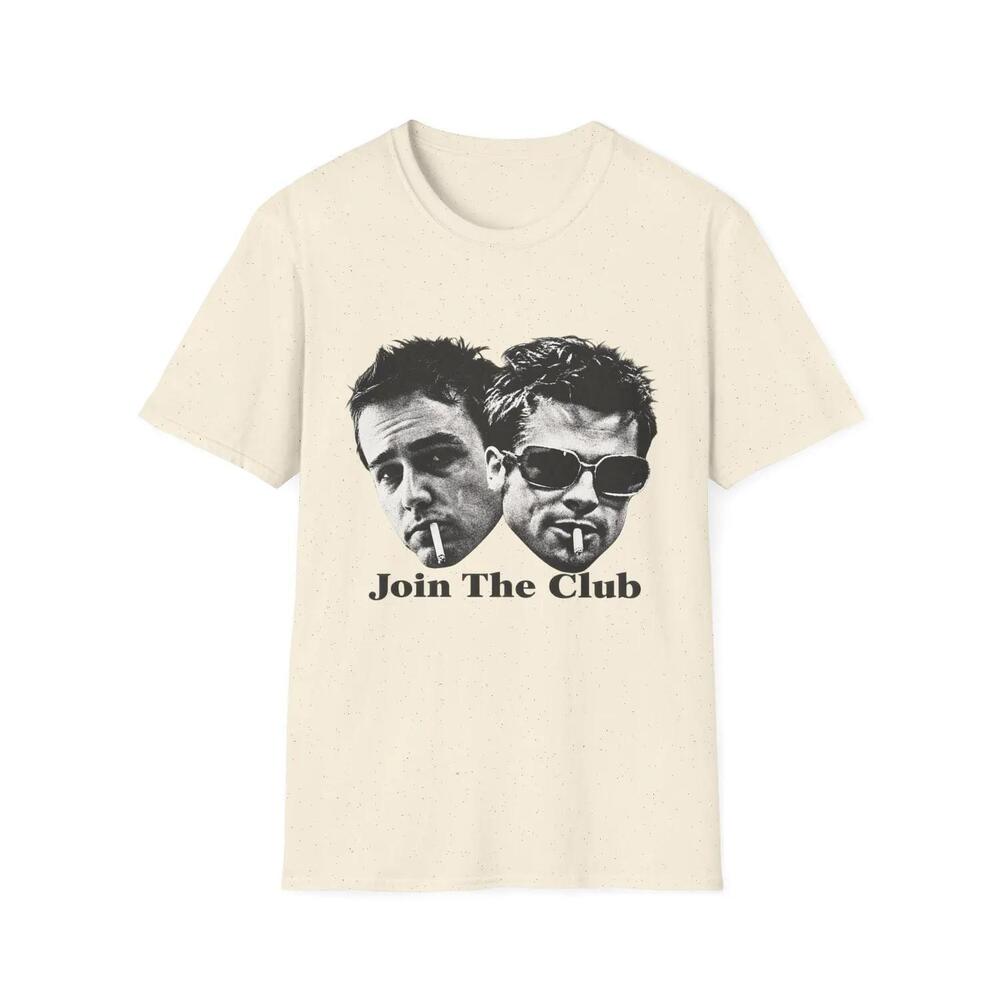 Fight Club Faces Join The Club T Shirt Movie Mashup Tee